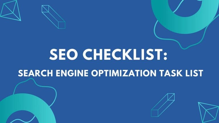 SEO Checklist: Search engine optimization task list