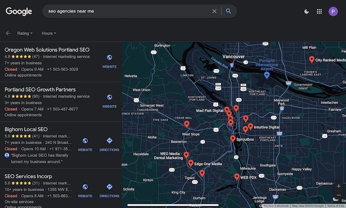 adding business locations, local SEO, seo agencies in portland oregon